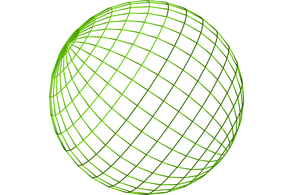 Professional clinical research and data management services visualized by a green digital wireframe globe.