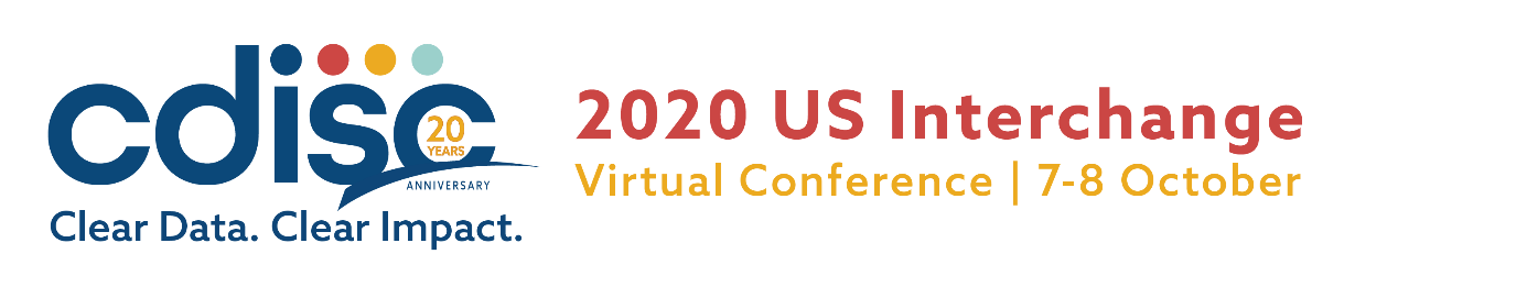 Logo for CDISC US Interchange 2020